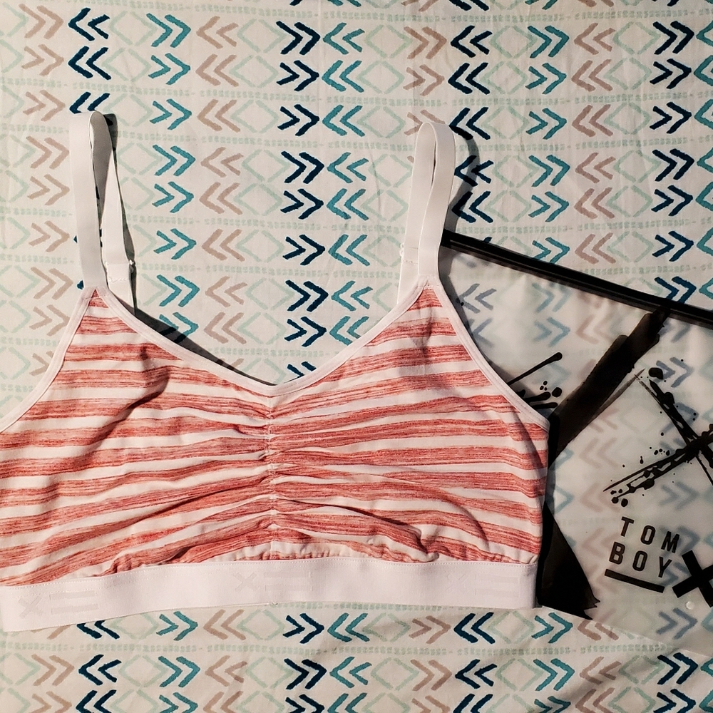 TomboyX ruched bralette